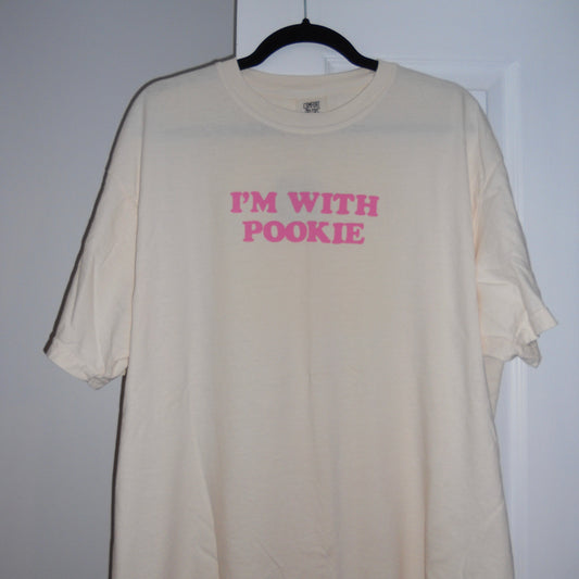 I'M WITH POOKIE tee *size XL*