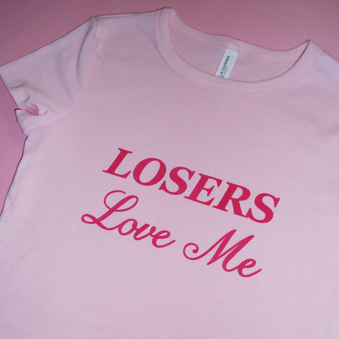 LOSERS LOVE ME baby tee