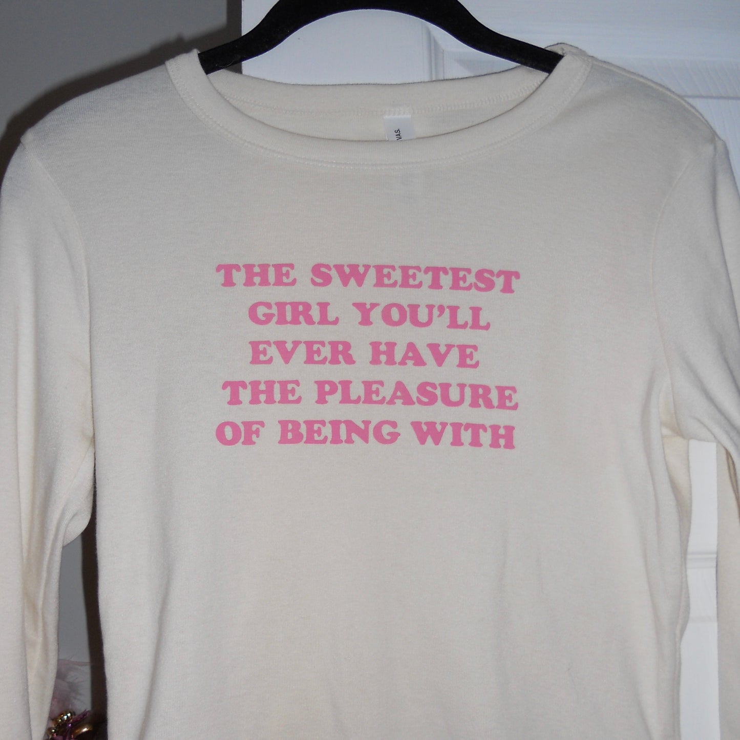 THE SWEETEST GIRL baby tee *size S*