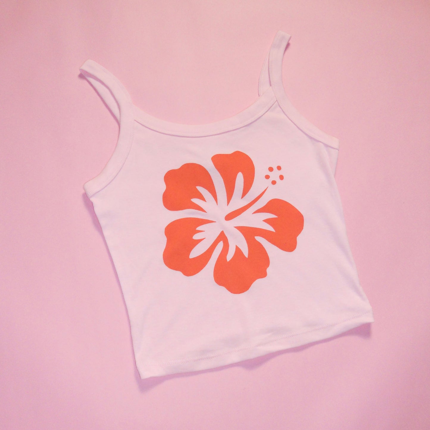 HIBISCUS spaghetti strap tank