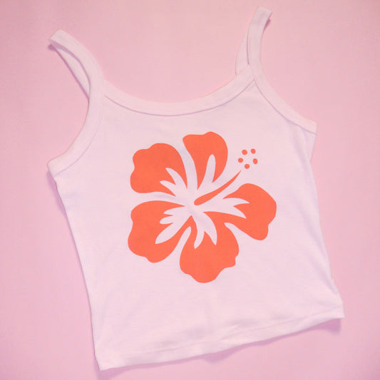 HIBISCUS spaghetti strap tank