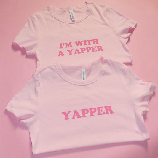 I'M WITH A YAPPER baby tee