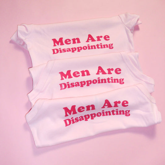 MEN ARE DISAPPOINTING spaghetti strap tank