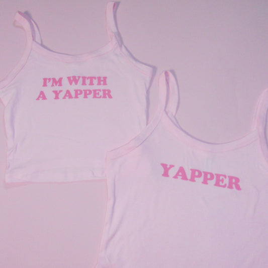 YAPPER spaghetti strap tank set