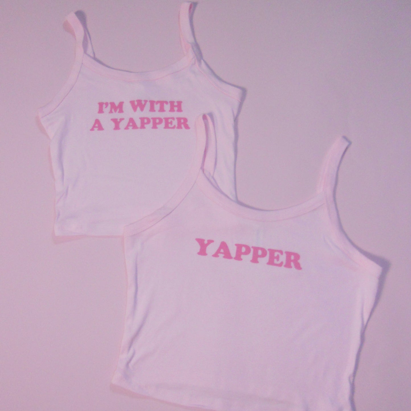 YAPPER spaghetti strap tank set