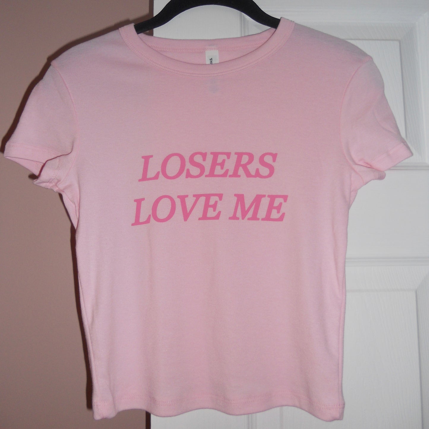 LOSERS LOVE ME baby tee