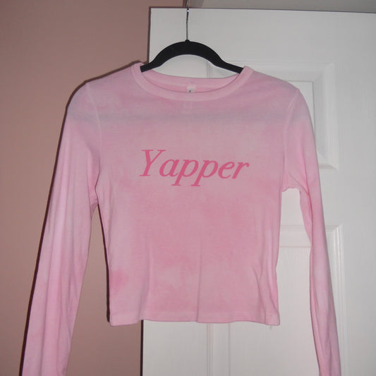 YAPPER Long Sleeve Baby Tee *size M*